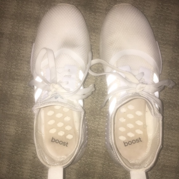White Men’s Adidas NMD’s